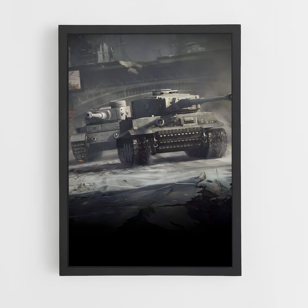 Poster Blitzkrieg Urbaine – affiche World Of Tanks (vue 2)